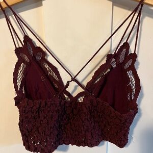 Intimately FP Free people LONGLINE lace bralette